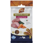 Farmina N&D Brown Dental Care Treat With Lamb, Spirulina and Carrot Mini - Дентални стикове за кучета от дребни породи с агнешко, спирулина и морков - 60 гр, Италия - KND0006019