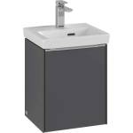 Villeroy & Boch Subway 3.0 - Шкафче за умивалник, 35x43x31 см, с 1 вратичка, графитен цвят C58300VR (C58300VR)