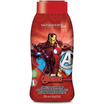 Marvel Avengers Ironman Shampoo and Shower Gel šampón a sprchový gél 2 v 1 pre deti 250 ml