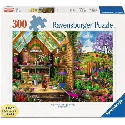 Ravensburger Пъзел Ravensburger от 300 XXL части - Бягството на градинаря (7016787)