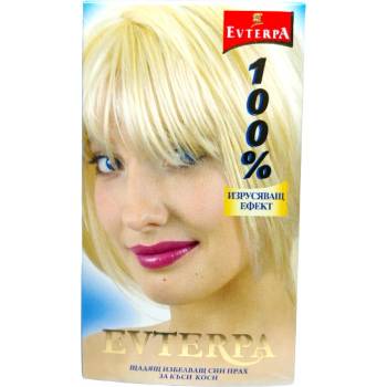 Image 1 of Evterpa щадящ избелващ син прах за къси коси, Изрусяващ ефект
