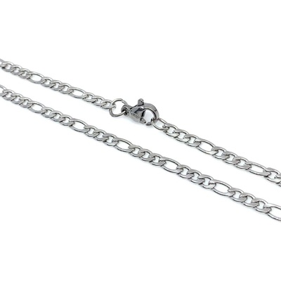 Jan Kos jewellery Řetízek z oceli typu figaro 12107787
