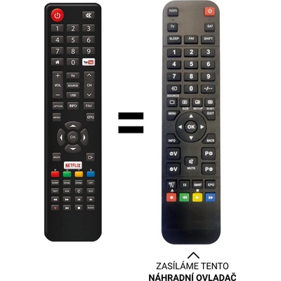 Dálkový ovladač Predátor Strong 43UA6203, SRT55, UA6203