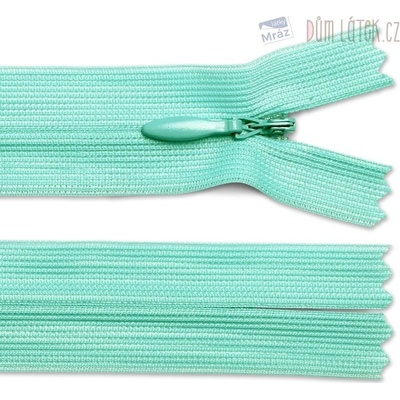 Zips skrytý nedeliteľný, dĺžka 18 cm