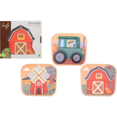 Jouéco puzzle Farma stajňa