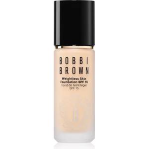 Bobbi Brown Weightless Skin Foundation SPF 15 дълготраен фон дьо тен с хидратиращ ефект цвят Warm Ivory 30ml
