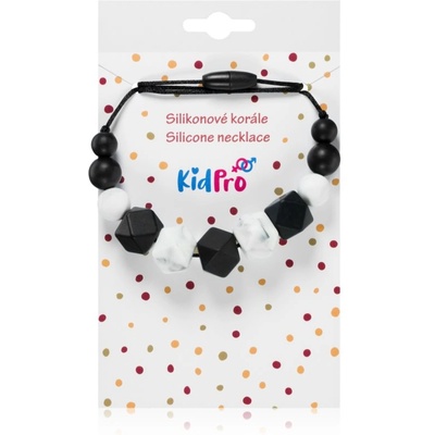 KidPro Silicone Necklace гердан-дъвкалка Black & White