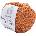 YARNART Baby Cotton Multicolor 5208 Orange Плетива прежда (Baby Cotton Multicolor 5208)