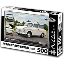 Retro-auta Trabant 600 kombi 1963 500 dílků