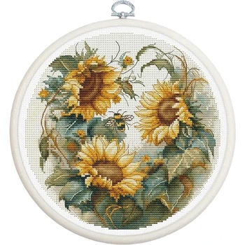 Luca-S Слънчогледи - гоблен по схема bc202