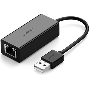 UGREEN Адаптер Ugreen, USB 2.0 100 Mbps, Ethernet, външен мрежов (10016218)