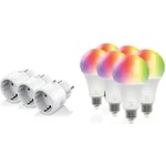 DELTACO Смарт комплект DELTACO SH-KIT03, 3 x мини контакти, 6 x LED крушки (SH-KIT03) - xtreme