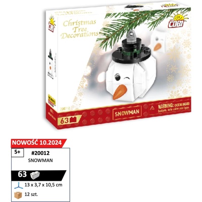 COBI 20012 Vánoční ozdoby Sněhulák