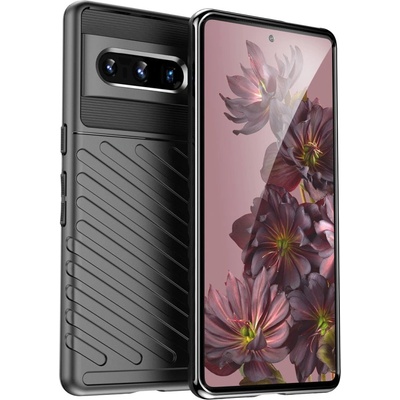 HQWear Thunder гъвкав брониран кейс за Google Pixel 7 Pro, черен (9145576249055)