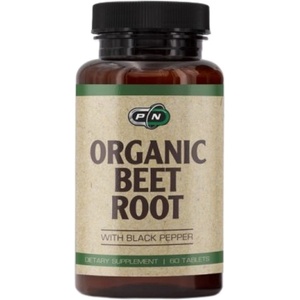 PURE Nutrition USA Organic Beet Root | With Black Pepper [60 Таблетки]