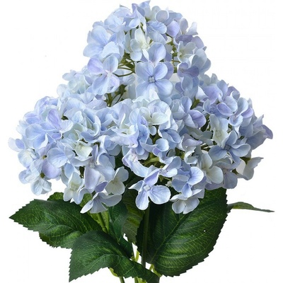 Fialkovo-modrá umelá kvetina hortenzie Hydrangea - 15*15*45 cm - Clayre & Eef