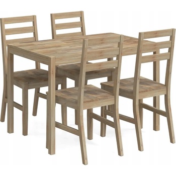 vidaXL 5-dielna jedálenská súprava