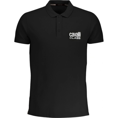 Cavalli Class Carlo Black polo tričko černá
