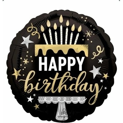 Anagram Fóliový balónek kruh 43cm Auta HB