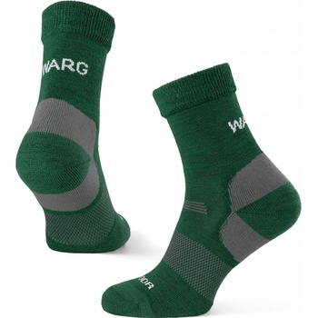 Warg Merino Hike K Detské ponožky zelená