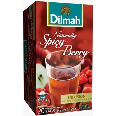 Dilmah ovocný čaj Naturally Spicy Berry Alu 20 x 1,5 g