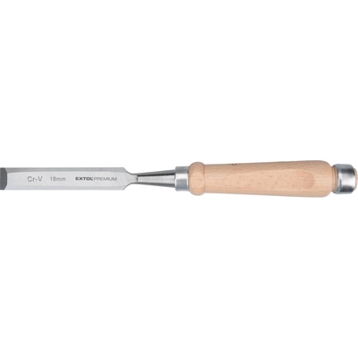 dláto s bukovou rukojetí, 18mm, délka 280mm, CrV (8812318)