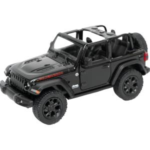 Kinsmart Метална количка Kinsmart - 2018 Jeep Wrangler Open Top, 1: 34, черна (53079)