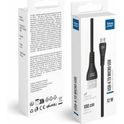 Blue Star PJ-DG3-A USB A na Micro USB Blue Star 2A 12 W 1m černý