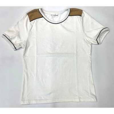 TED KENTONN TK BASIC TEE White/Brown