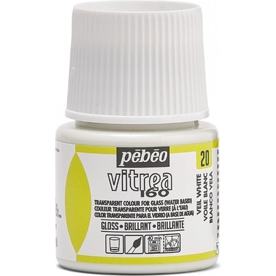 Pébéo Vitrea 160 Barva na sklo Veil White 45 ml 1 ks
