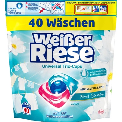 Weisser Riese Universal Trio Caps Aromaterapie s vůní lotosového květu kapsle 40 PD