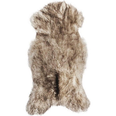 Intrend Předložka z ovčí kůže Hnědá