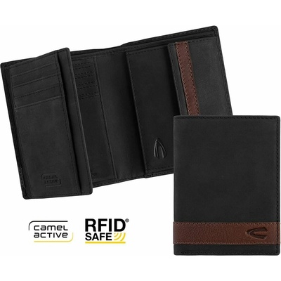 Camel Active Pánská kožená peněženka 274-705-60 černá RFID save