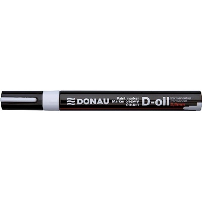 DONAU Лаков маркер DONAU D-oil 2, 8 mm бял U7369001PL-09 (U7369001PL-09)