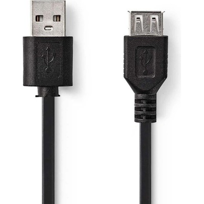 Nedis USB 2.0 удължител 2 м черен (CCGT60010BK20) (CCGT60010BK20)