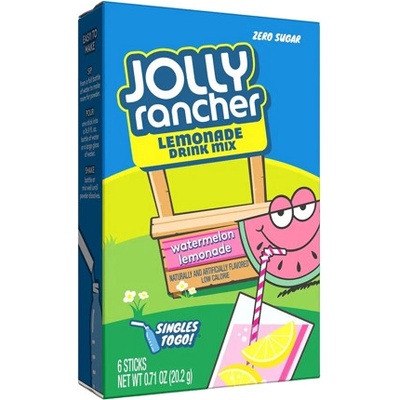 Jolly Rancher instantní nápoj s příchutí melounové limonády se sladidly 6 x 3 g