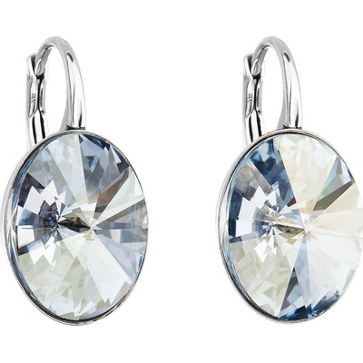 Swarovski visací s krystaly modrý ovál 31275.5