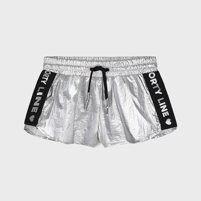 Mayoral Къси метализирани панталонки с ленти за момиче Майорал