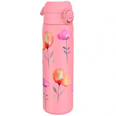 ION8 Бутилка за вода Ion8 Print, метална, 600ml, Flowers (32035-А-ЦВЕТЯ)