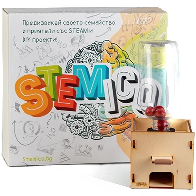 Stemico Образователен комплект Stemico - Автомат за бонбони и дъвки