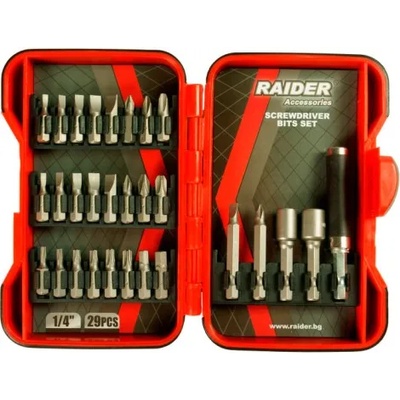 Raider Накрайници битове pz, ph, h, t, 29бр. комплект raider 157792 (raider 157792)