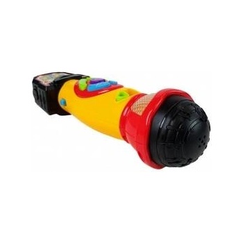 LEAN Toys Yellow- Black Karaoke Microphone Recording Songs