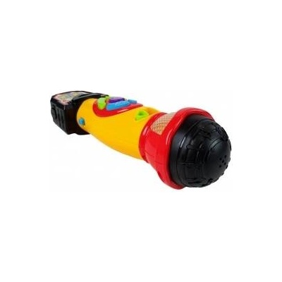 LEAN Toys Yellow- Black Karaoke Microphone Recording Songs