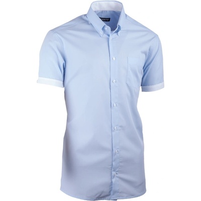 Aramgad košile kombinovaná vypasovaná Modrá 40436