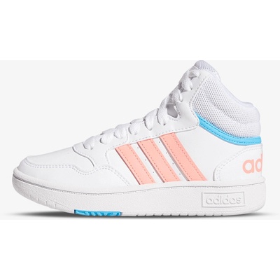 adidas Hoops Mid 3.0 K cloud white/acid red/sky rush biela