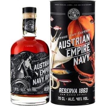 Austrian Empire Navy Reserve 1863 Rum 0,7 l - Old Ed 40% 0,7 l (tuba)