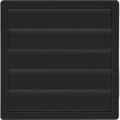 airRoxy PPZ 120 plastová protidešťová žaluzie 170 x 170 mm grafit černá