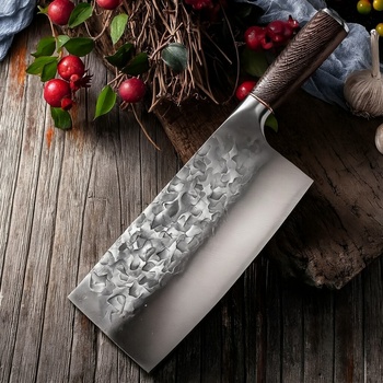 IZMAEL Kuchynský sekáčik Sendai Hnedá/typ2 19.5 cm