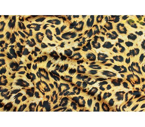 úplet interlock vzor leopard