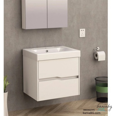 Inter Ceramic Долен конзолен pvc шкаф за баня icp 6049 - 1 white